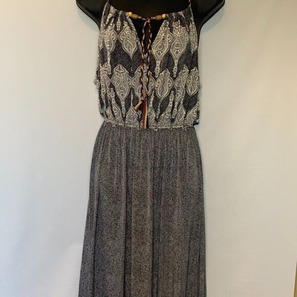 Maxi Silk Polyester Dress - Picture 1 of 9